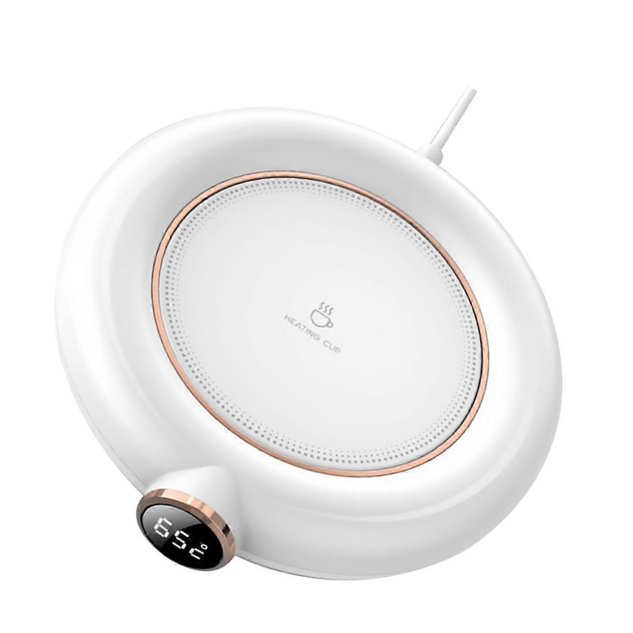 USB Coffee Mug Warmer with Temperature Control Fast Heating for Desk Home Office Tea and Drinks