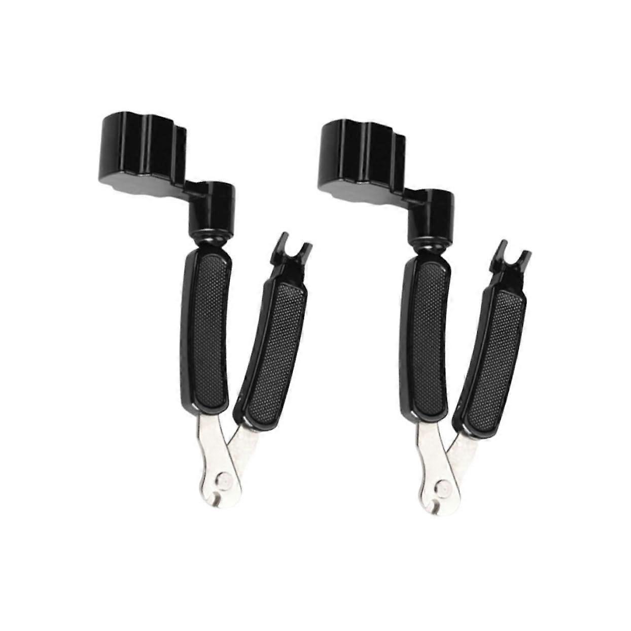 Guitar String Cutter and Maintenance Tool Kit with MultiString Compatibility, Black