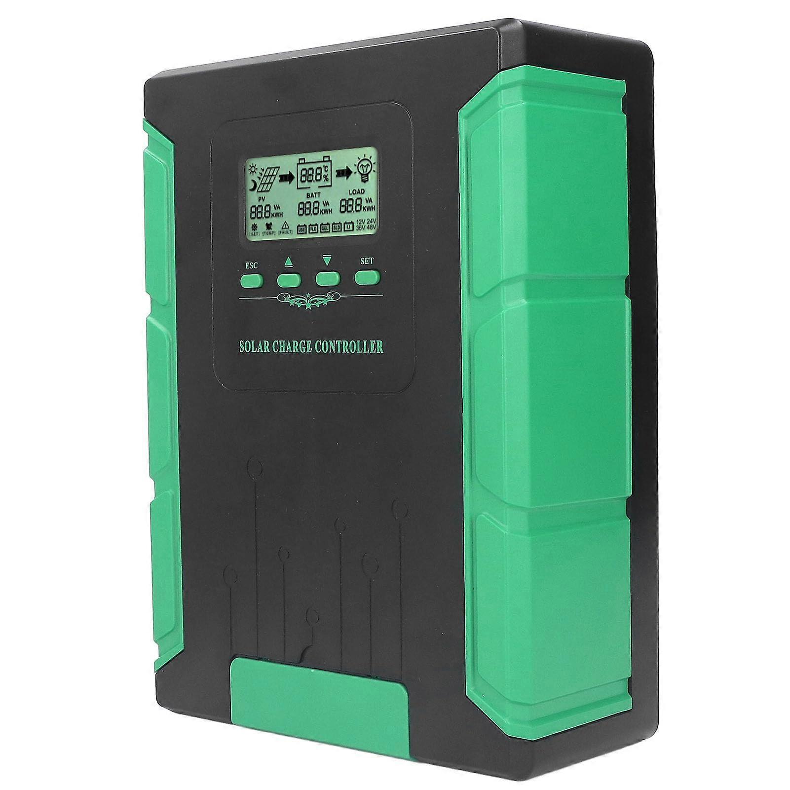 MPPT Solar Charge Controller 80A for Lithium Battery,  Efficiency Smart Tracking, LCD 12V 24V 48V
