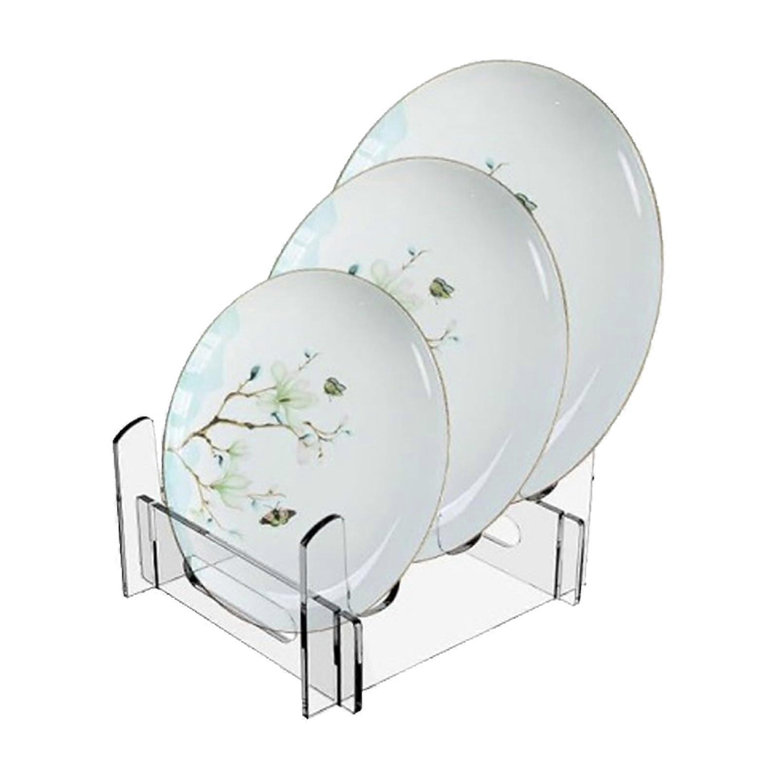 Acrylic Serving Platter Stand with Clear Multi Tier Display Rack for Weddings Parties Buffet