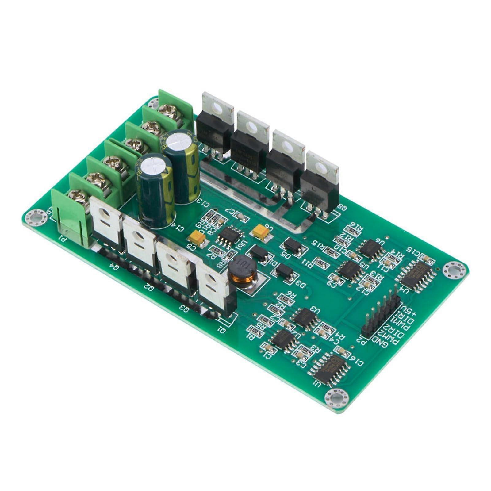 Dual Motor Driver Module 30A  Current H Bridge Controller with Brake for 336V DC Motors