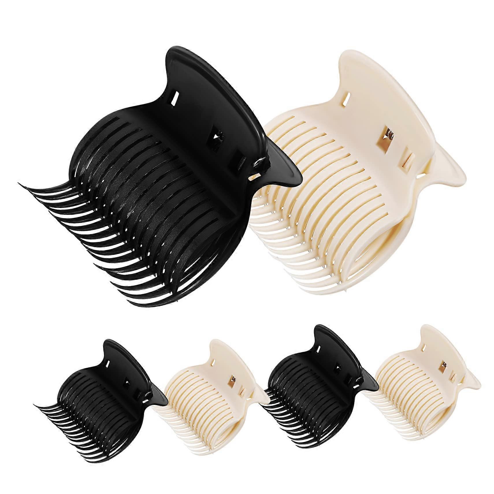 Hot Roller Clips Large for Medium Hair 12 Pack Nonmarking Firm Hold Volumizing Root Styling