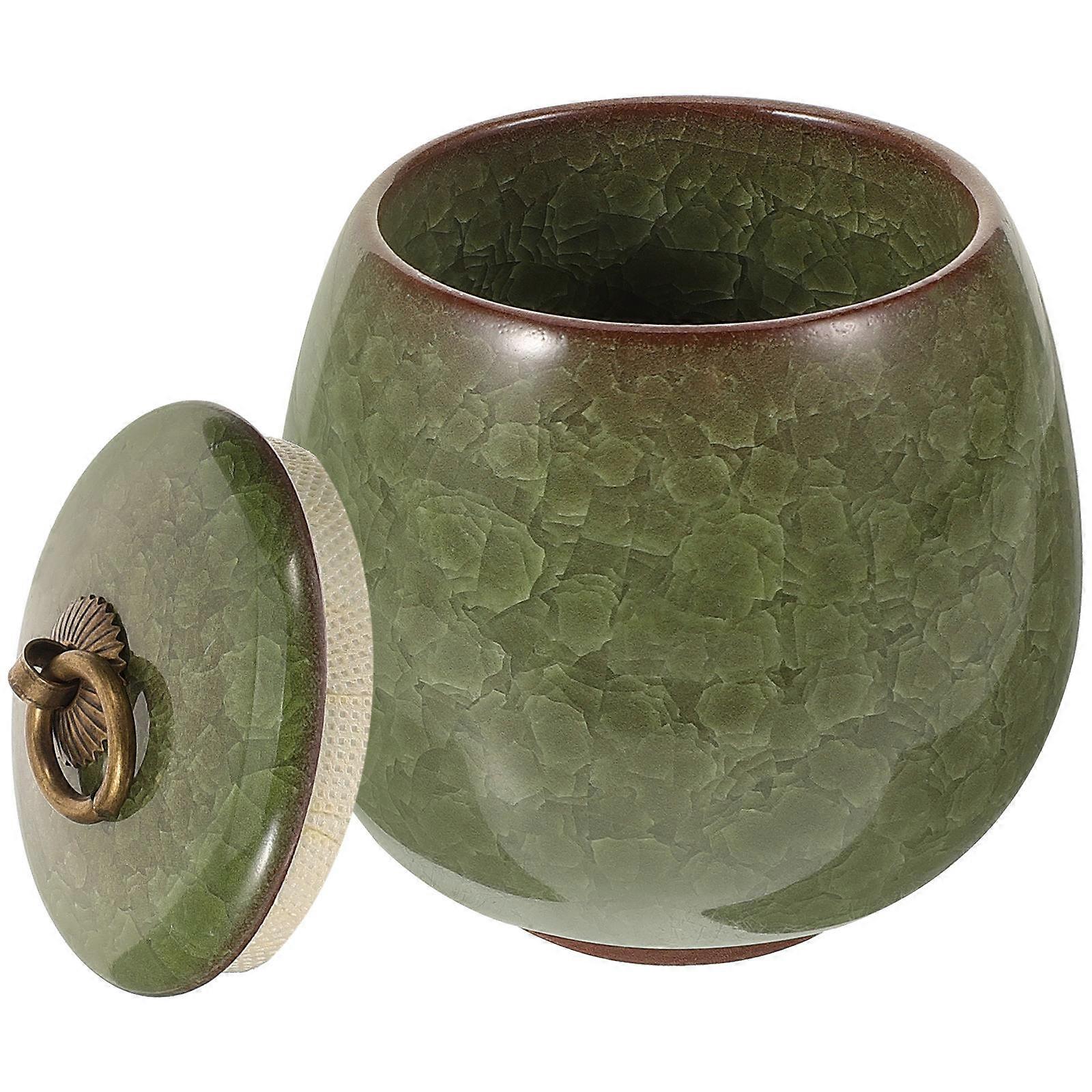 Pet Urn Ceramic Cremation Urn for Storage One Compact Ashes Container