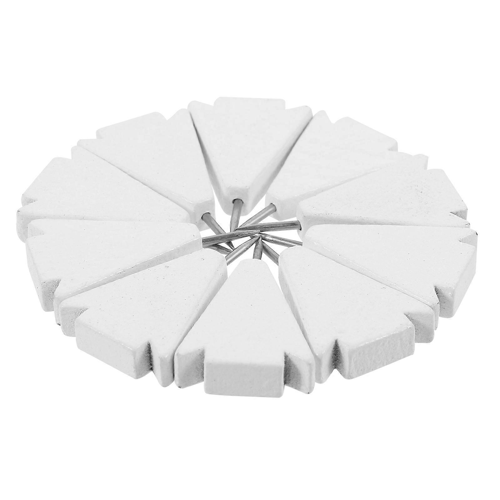 Multi-Function Thumbtacks Airplane Shape 10Pcs Suitable For School Use Craft Projects Featuring Wood Material