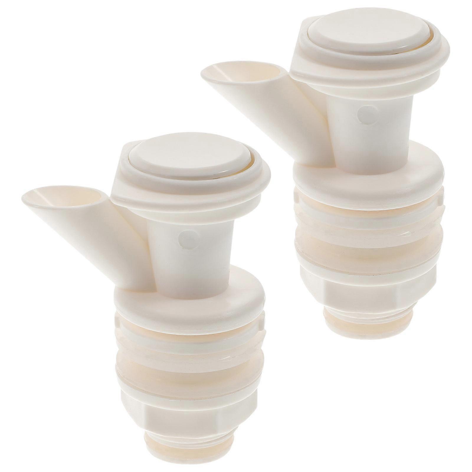 Push Button Water Tap Glass Jars Food Grade Pp Material 2Pcs