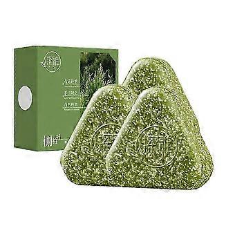 Herbal Usman Grass & Platycladus Shampoo Soap - Natural Hair Loss Treatment, Strengthens Roots, Controls Oil & Cleanses Scalp Effectively