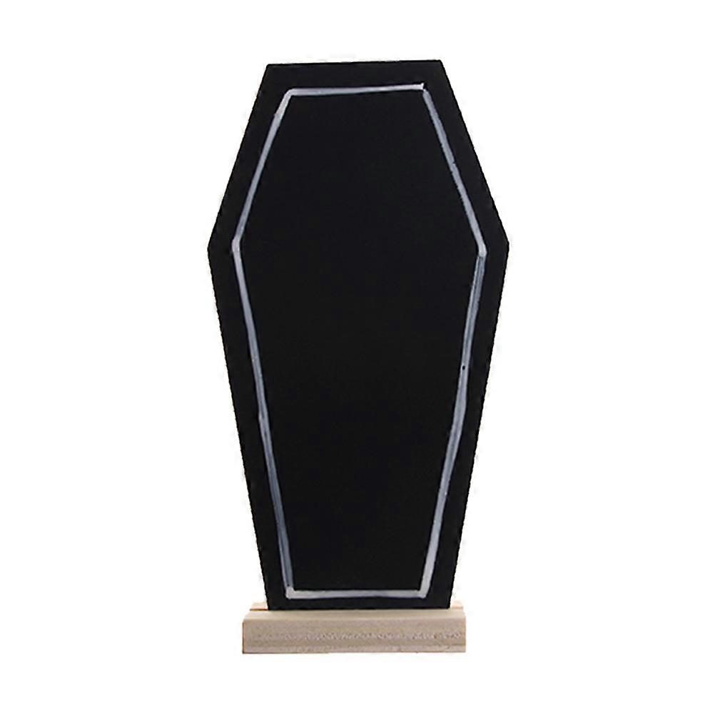 Blackboard with Stand Tombstone Shape for Decoration 3Pcs Set