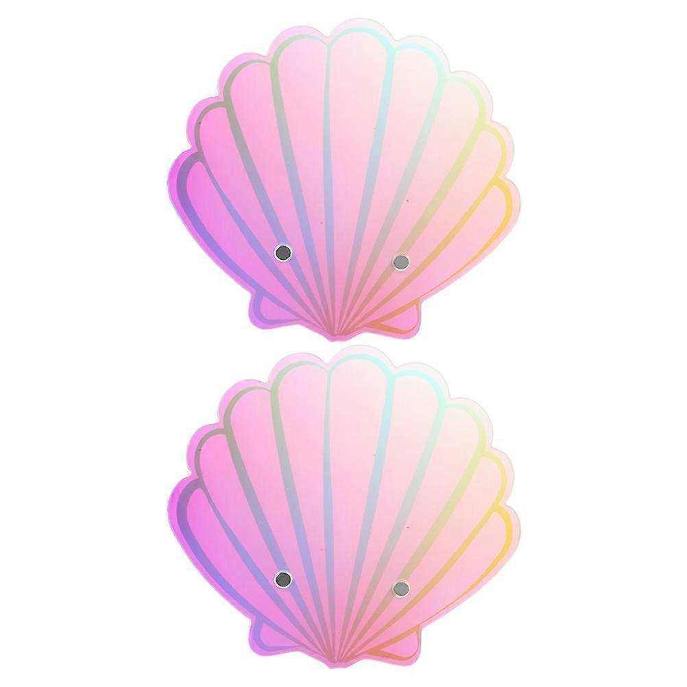 Eyelash Tool Acrylic Eyelash Extension Pallet for 2Pcs Shell Lash Grafting Pad