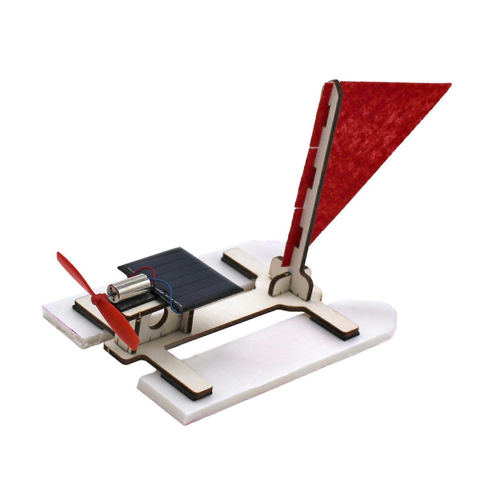 Solar Powered Boat Kit with Dual Propeller Modes for STEM Learning and School Science Projects