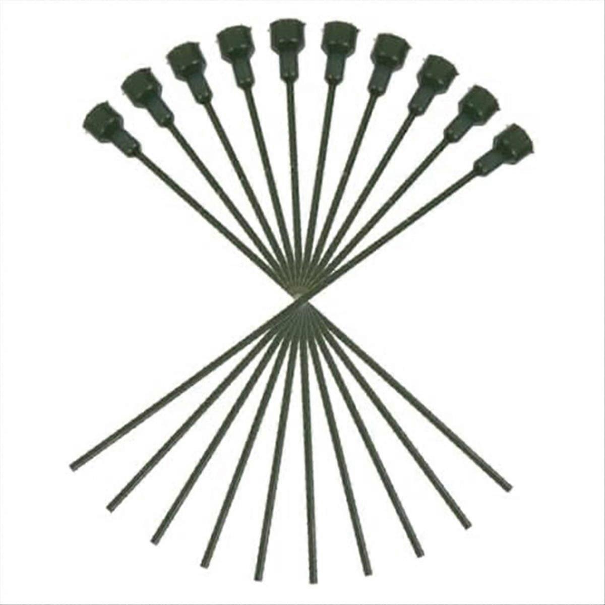 10pcs Flower Extension Pole Plastic Flower Stems,Green