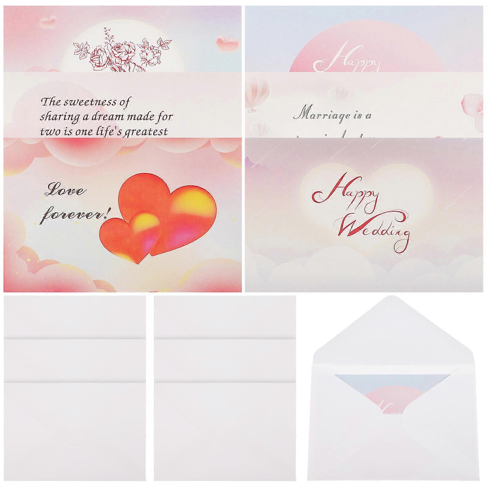 Wedding Invitations with Envelopes for Wedding Party 48Sets