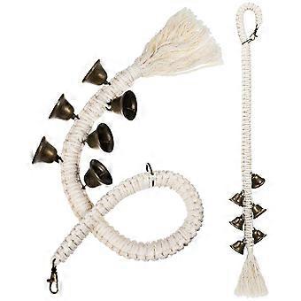 Training Dog Doorbells Cotton Rope Bells for 4Pcs Door Knob Use