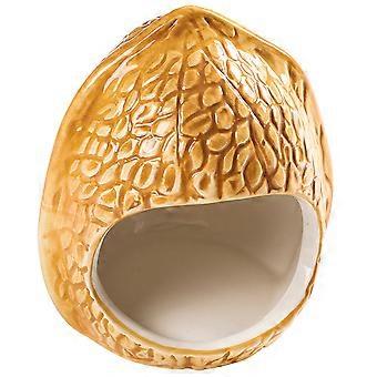 Decoratief hamsterbed van keramiek, geschikt voor 5 personen, inclusief huisdieraccessoires.