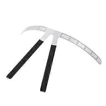 3xDrei-Punkt-Positionierung Permanent Make-up Tool Augenbraue Caliper Schablone Lineal