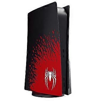 Spider Replacement Shell for PS5 Protective Cover Hard Faceplate Fit for Playstation 5 Disc Version Case Shell Cover kns