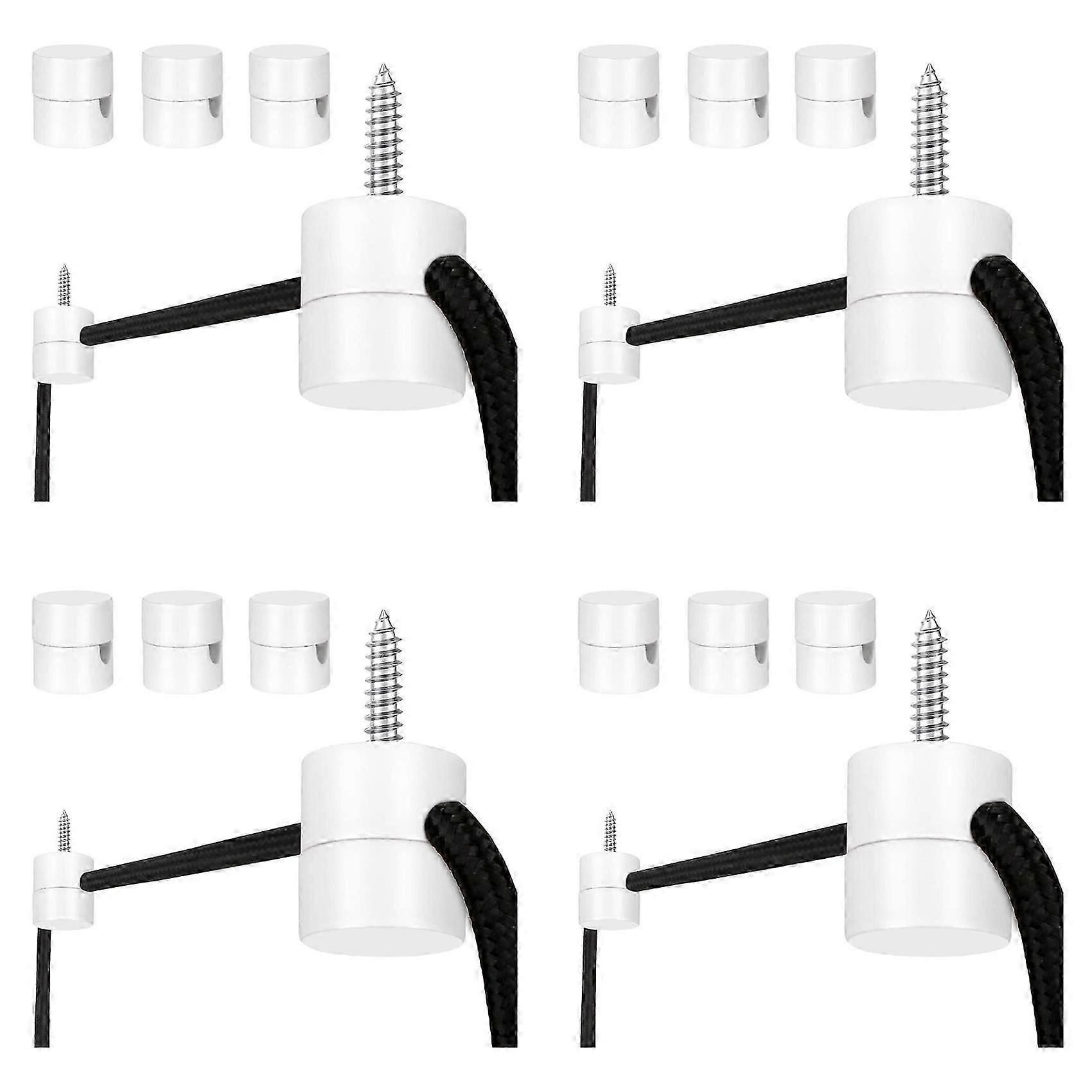12 Pack Ceiling Hooks Compatible with Ceiling Hanging Lights, Pendant Light Hook Compatible with Ceiling Lamp, Ceiling Hooks, DIY Lamp
