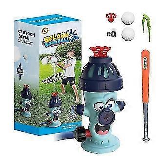 Kids Sprinklers For Yard Water Spray Baseball Ball Game Set Toy With 4 Modes Fire Hydrant Shape Summer Qd
