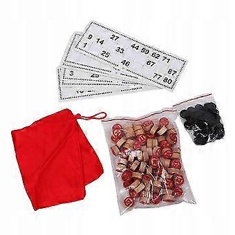 Russian Lotto Board Game - 24 Card Set for Kids and Family Strategy Fun