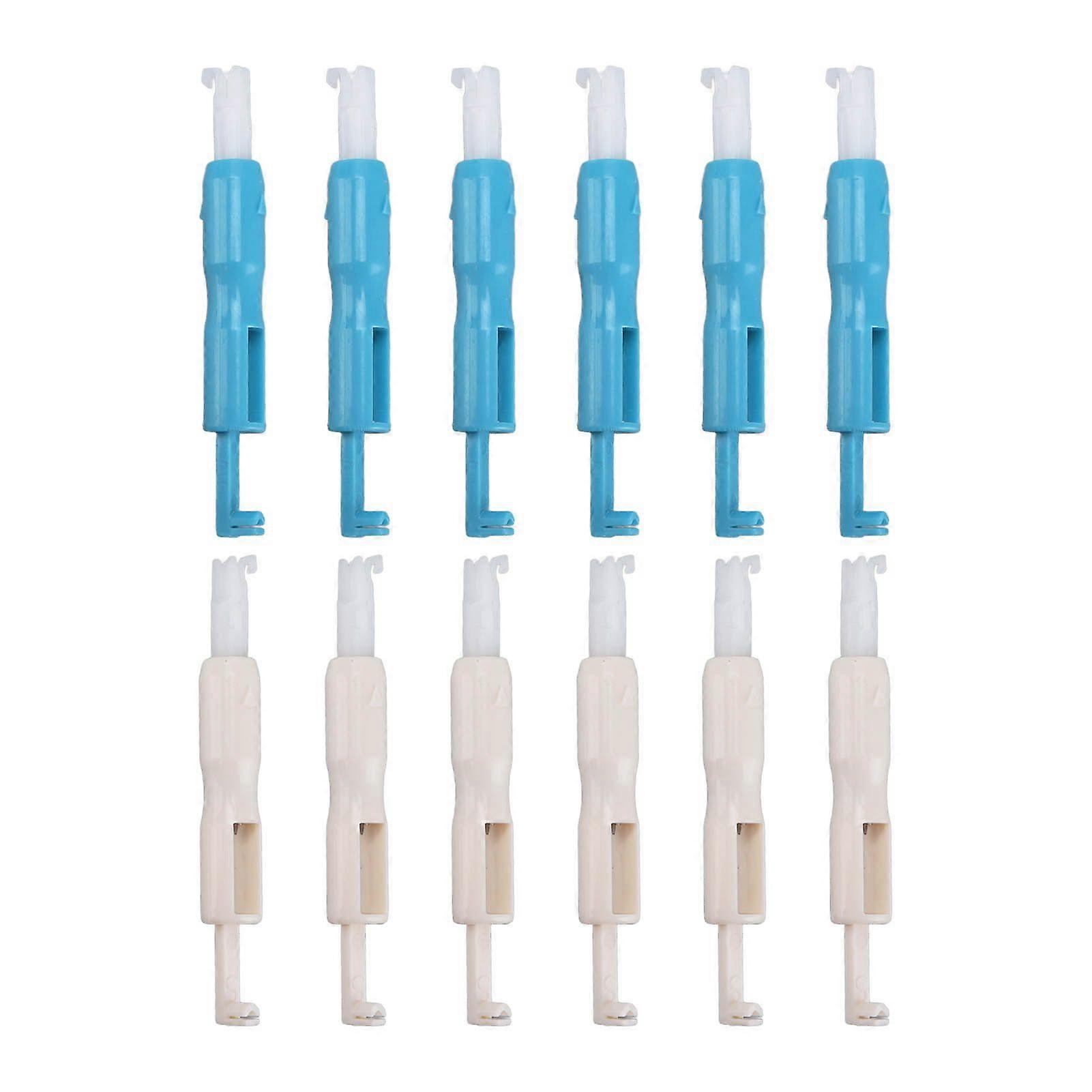 12Pcs Needle Threader Quick Thread Change Safe Durable Multifunctional Needle Inserter for Sewing Machine