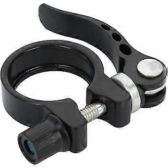 Bike Seat Clamp, Bicycle Seatpost Clamp, Bicycle Seat Clamps, Alloy Seatpost Clamp, For 25.4mm Quick Release Bike Seatpost (black)