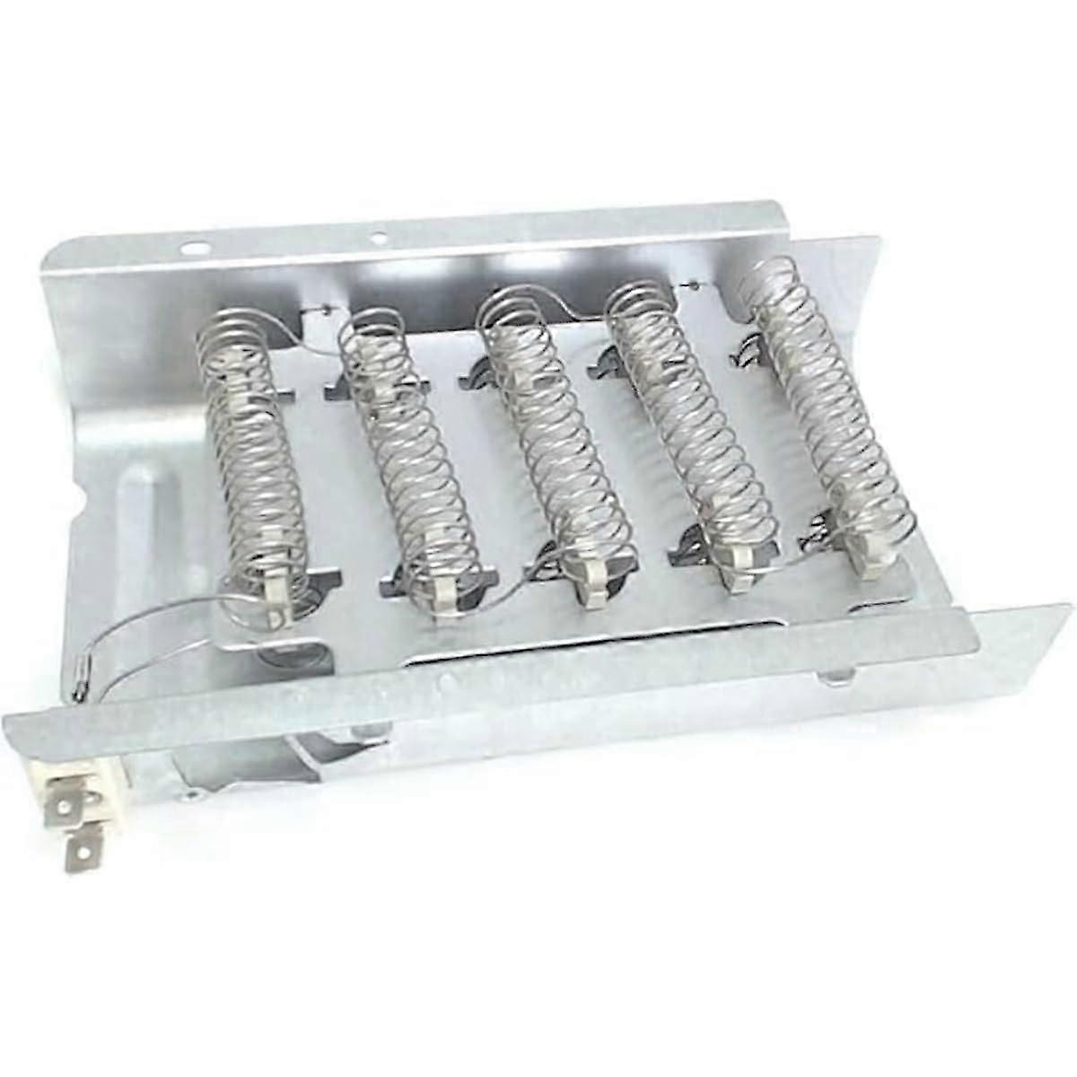 Dryer Heating Element Kit for Roper Whirlpool Models Accurate Fit Durable Silver Replacement Part