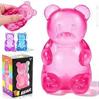 Gummy Bear Squishies Squeeze Toys for Kids Adults, Sugar Balls Stress Boys Girls, Sensory Fidget Anxiety Relief Autism, Party Favors Gifts, Valentines