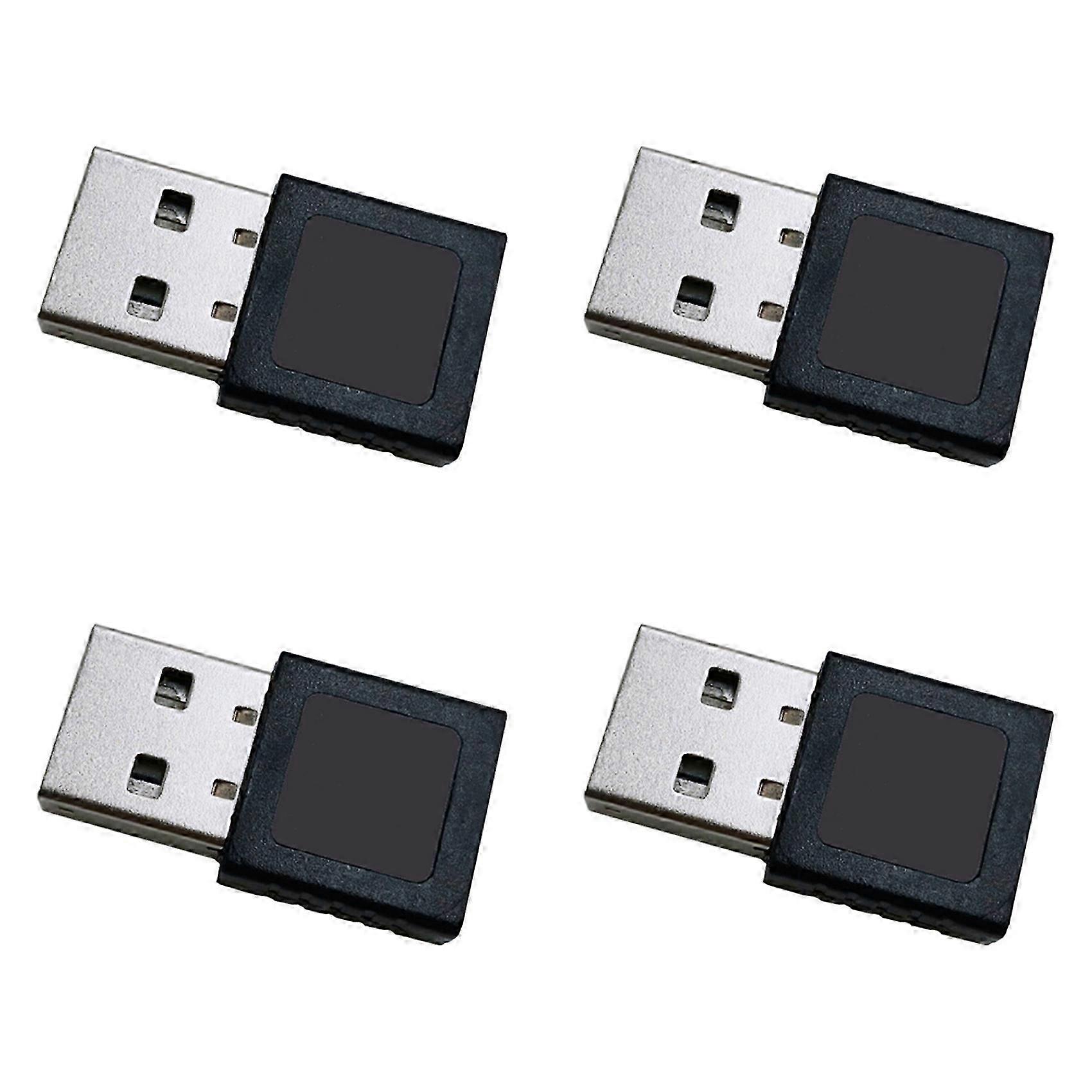 4X Mini USB Fingerprint Reader Module Device USB Fingerprint Reader for Windows 10 11 Hello Biometrics Security Key