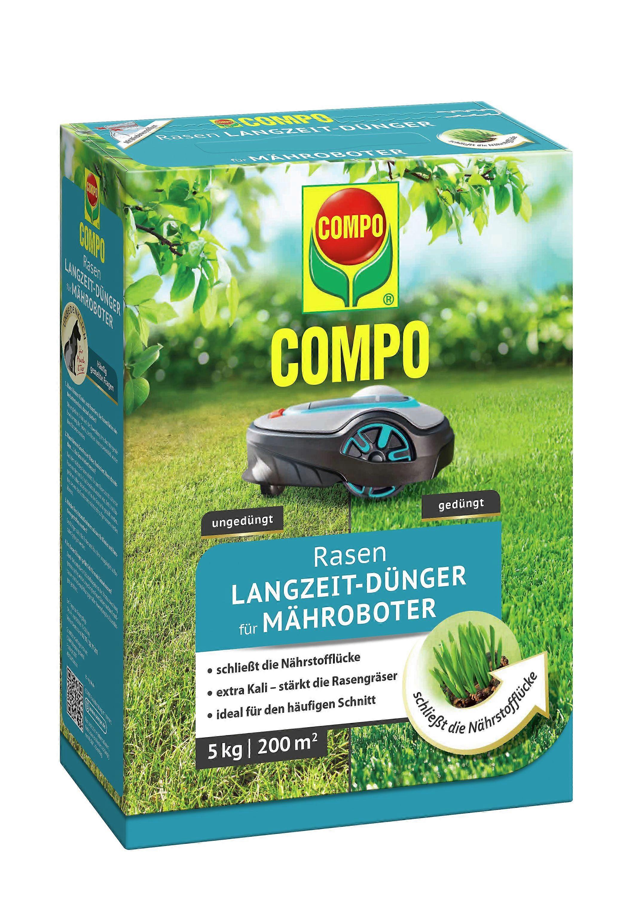 COMPO Lawn Long-Term Fertilizer for RoboticS, 5 kg