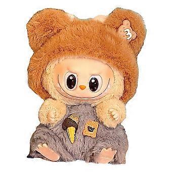 Labboo doll clothes, 17cm blind box doll replacement set(Bear)