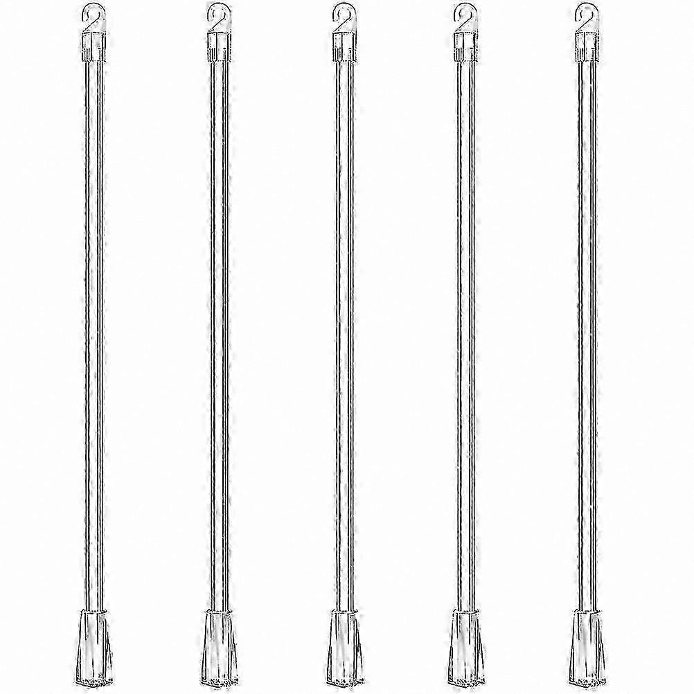 5pcs Vertical Blind Replacement Wands with Tail Hooks