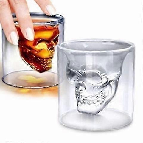 Skull wine glasses 2PCS