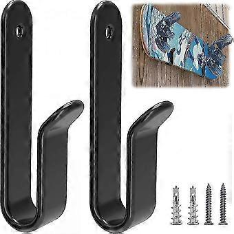 Lot de 2 supports muraux horizontaux pour snowboard