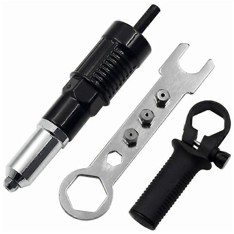 Professional Electric Rivet Nut Gun Machine Core Pull Accessories Cordless Riveting Gun Drill Adapter Insert Nut Tools