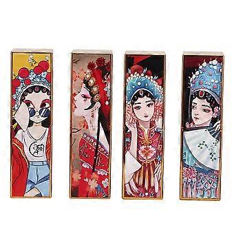 Set di 4 tubetti magnetici per rossetto dal design elegante e contenitore ricaricabile per balsamo labbra.