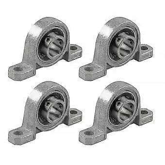 4 Pcs 20mm Kp004 Flange Ball Bearing Pillow Block Bearing Compatible with Spare Parts