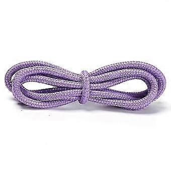 1 Pair Round 4mm Polyester Shoelaces Sneakers Hiking Shoes Hoods Trouser Ropes, 1.2m - Grey