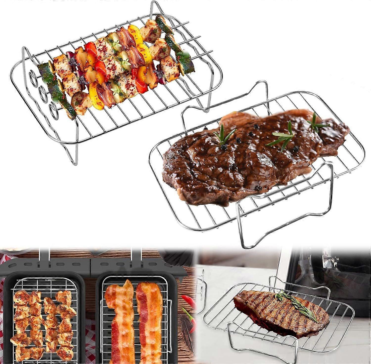 1 set - grill - steaming rack * 1- grill+4 baking needles * 1