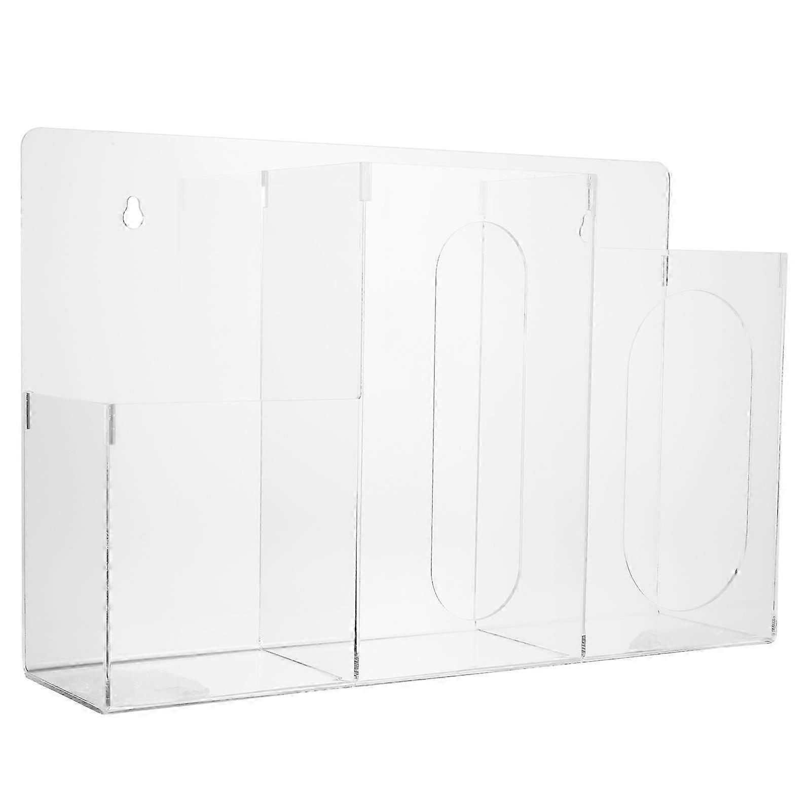 Tissue Holder Rectangular Shape Acrylic Material For Home And Office Use 1Pcs