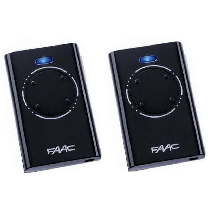 Télécommande FAAC XT4 868 SLH noire - Lot de 2 - Noire