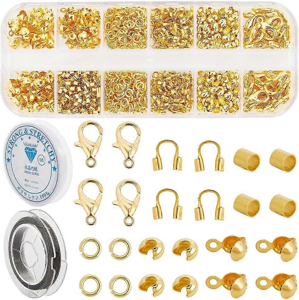 DIY Jewelry Finding Making Kits Golden