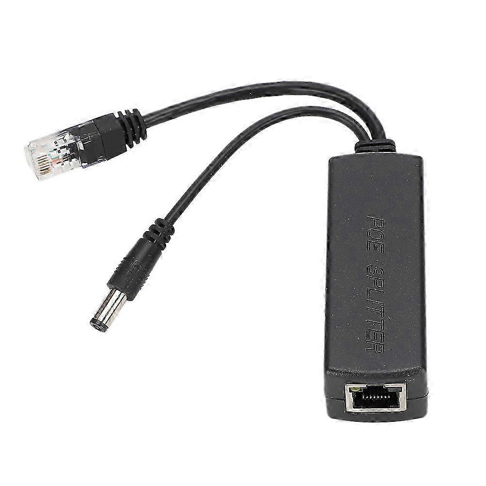 DC48V to DC12V Power POE Splitter Adapter Injector Module Lightningproof