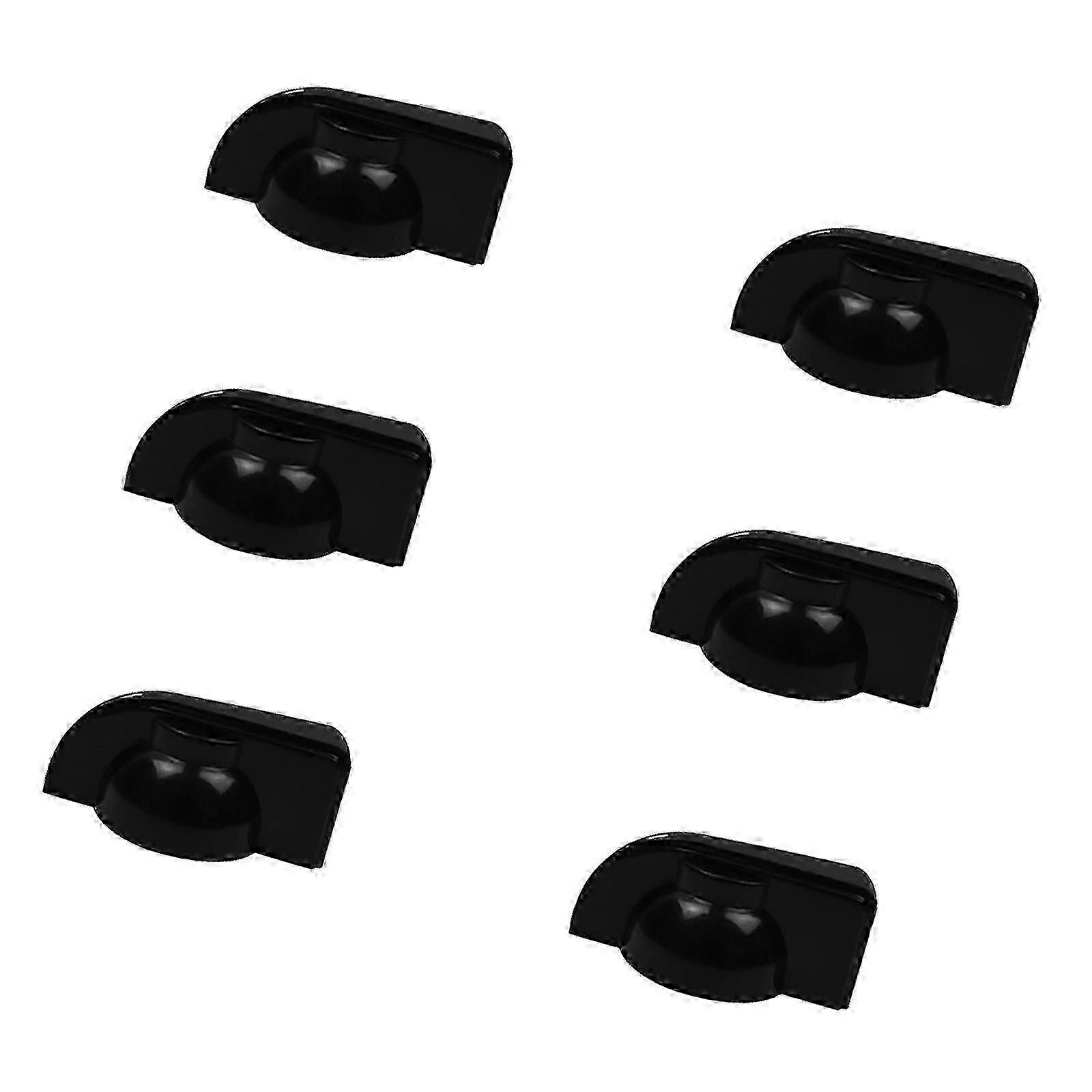 6Pcs Plastic Chicken Head Knobs Effects Pedal Amplifier Knobs Guitar Volumes Tone Control Knobs Guitar Replacement Parts