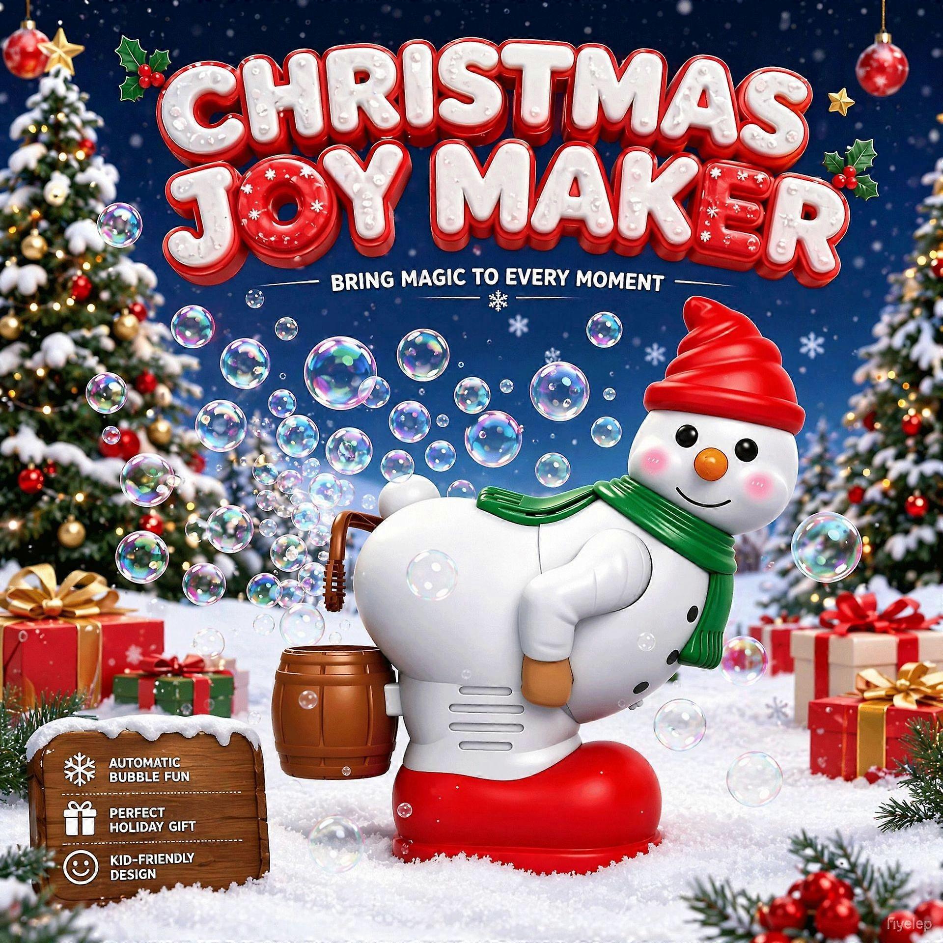 Children's Automatic Bubble Machine with Built-in Lights and Music