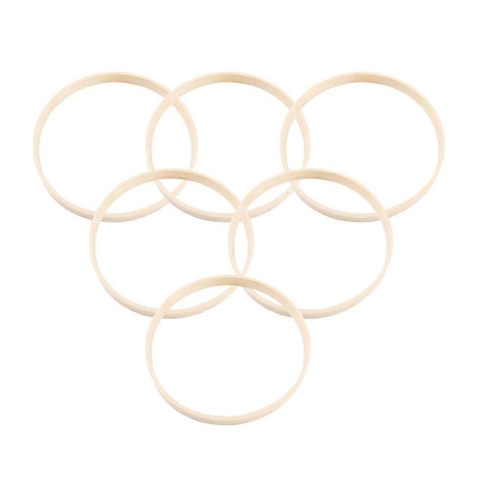 Bamboo Dreamcatcher Ring Set for DIY Craft 15Pcs Creative Fan Frames