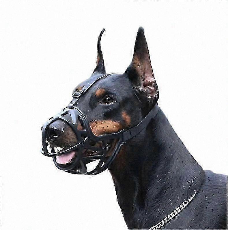 Medium Dog Muzzle with Comcompatible witht Padding, Breathable and Adjustable Design compatible with Training, Prevents Biting While Allowing Panting 
