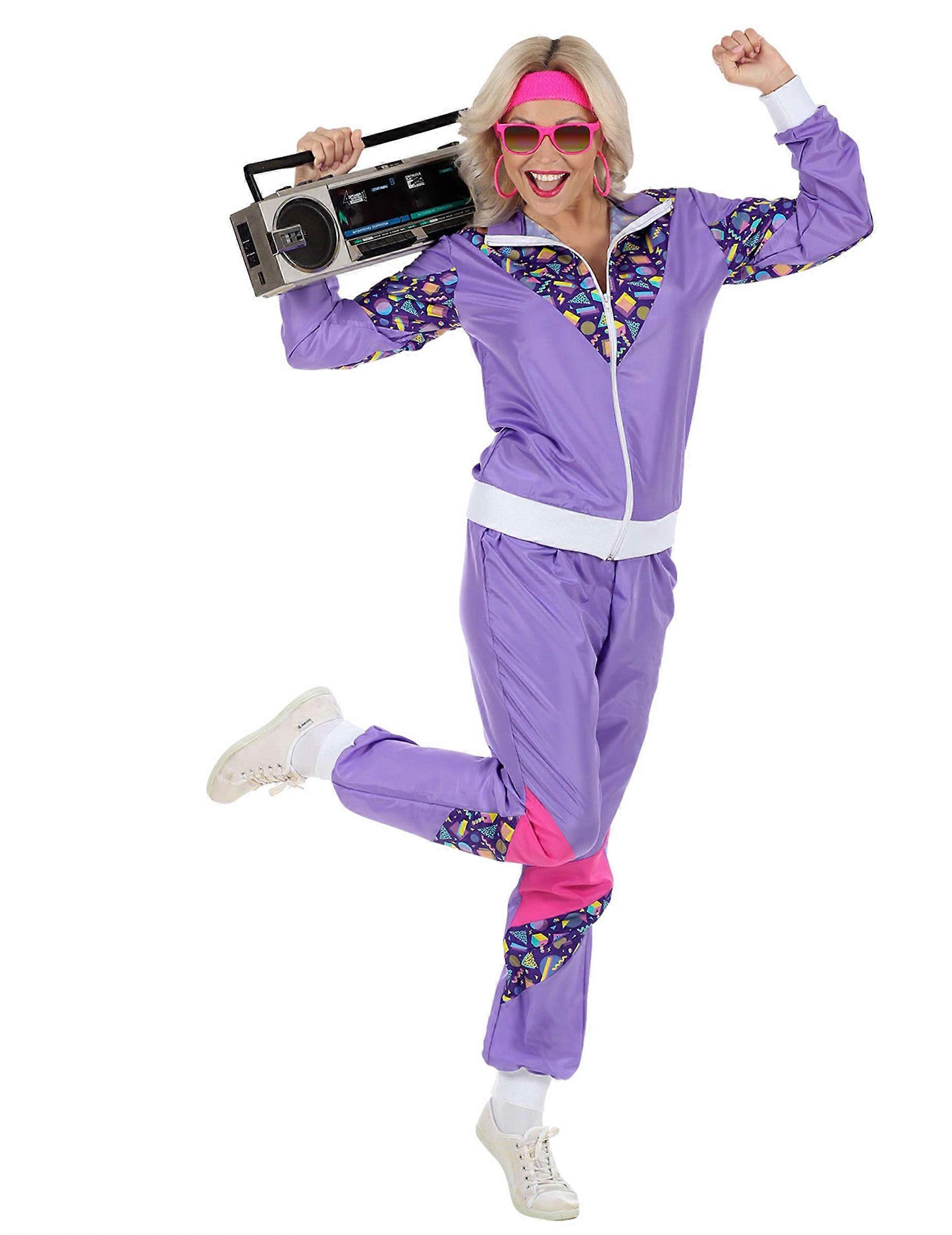 Women's 80s tracksuit costume