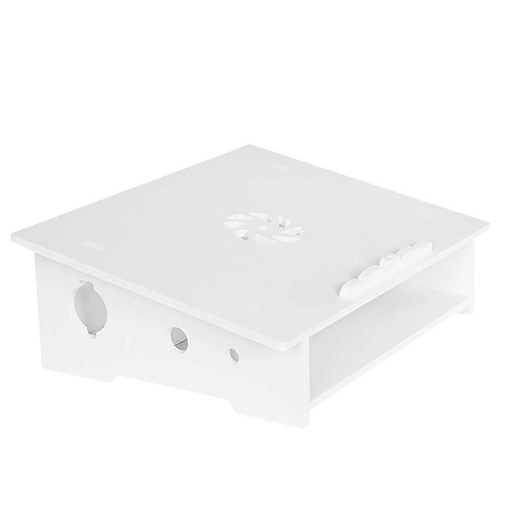 Laptop Elevated Rack Computer Stand for 1Pcs White Display Storage Holder