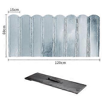 Folding Stove Windscreen 8 Plates Galvanized Camping Cooker Stove Windshield with Storage Bag