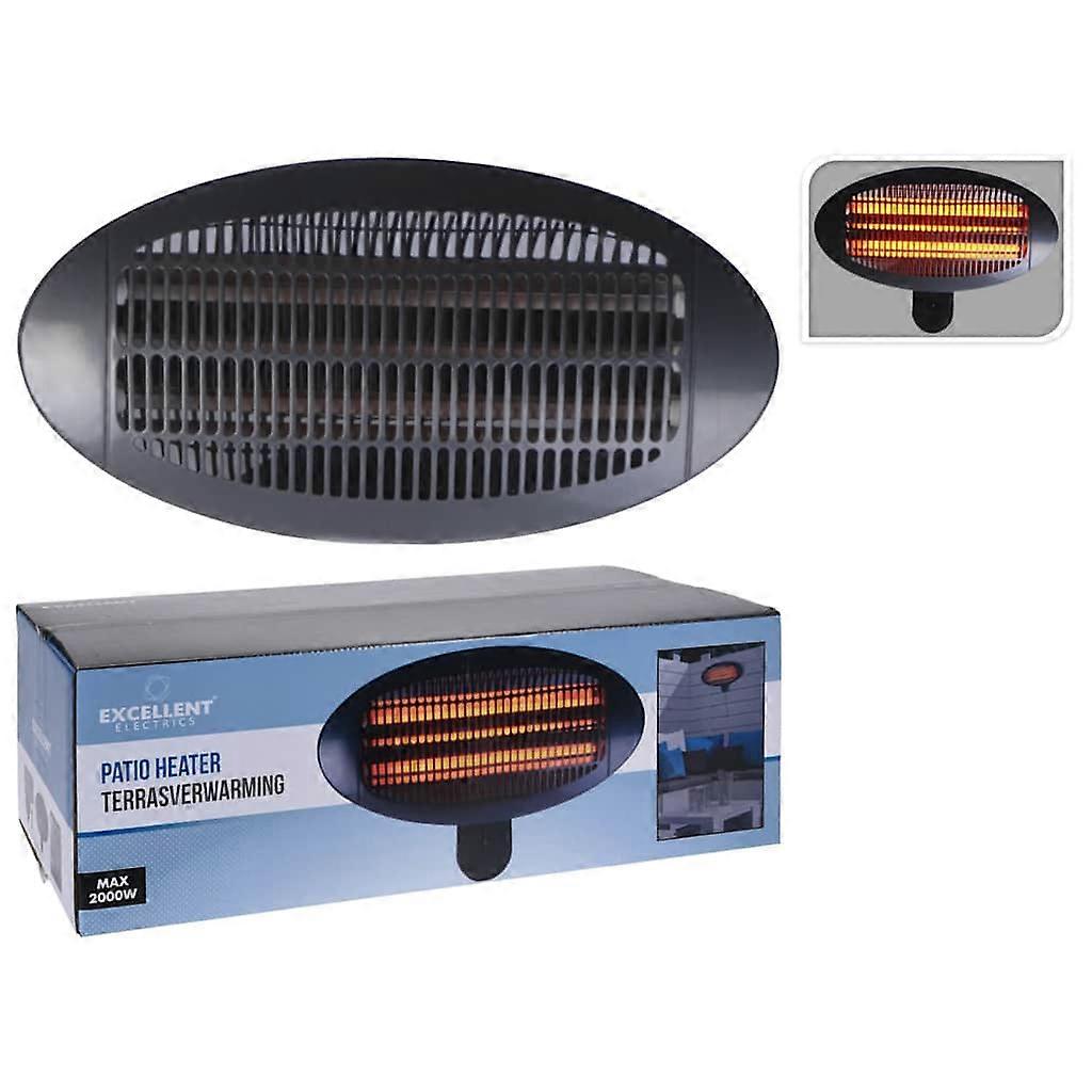 Excellent Electrics Terrasverwarmer wandmodel 2000 W