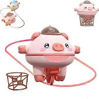 Cute Pig Unicycle Gyro Spinner